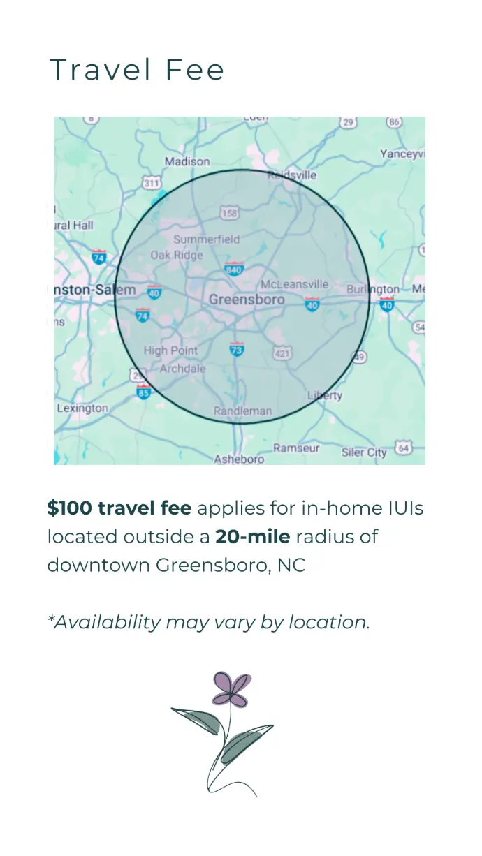 Travel fee for fertility services with Haven Health